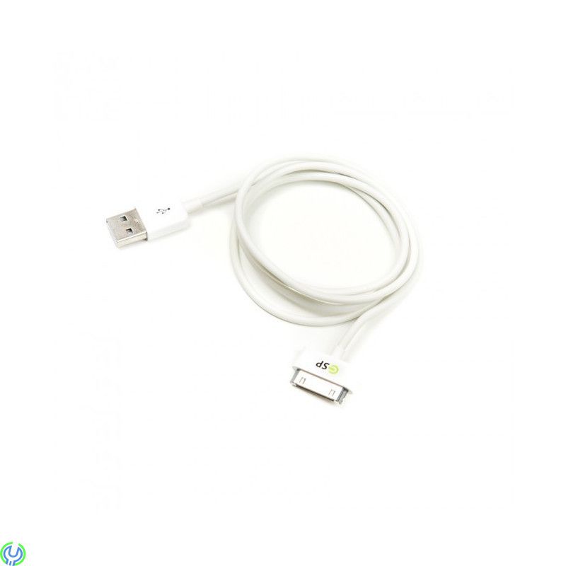 USB LADDKABEL 30-PIN IPHONE 4/4s / IPAD2, USB 2.0 kabel för iPhone 4/4s, iPod och iPad 2., 30-pin, , 