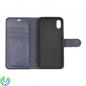 IPHONE X leder fodral COSMOS BLUE, 





IPHONE X GENUINE LEATHER WALLET WITH TPU CASE COSMOS BLUE





, IPHONE X/X