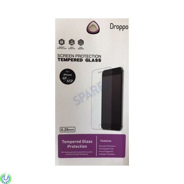Droppo Tempered Glass 6/6S Plus 0,25 mm, Droppo Tempered Glass 6/6S Plus 0,25 mm, iPhone 6/6S Plus, , Elgruvan