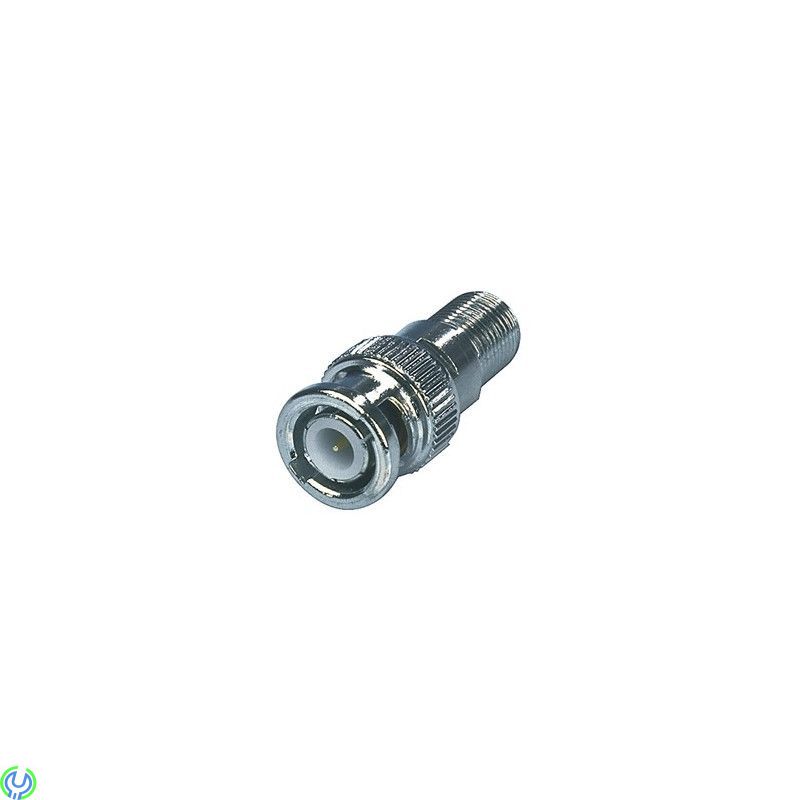 ADAPTER BNC HANE - F HONA, 2pack, BNC hane till F-kontakt hona., Kontakter, , Elgruvan