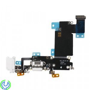 IPhone 6S Plus Laddkontakt - Vit, IPhone 6S Plus Laddkontakt och Hörlursuttag - Vit, iPhone 6S Plus, , Elgruvan