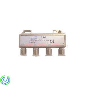 4 vägs splitter TV-Video Splitter, 4 vägs splitter TV-Video Splitter i box 5-2400Mhz 4 vägs, Tillbehör, , König