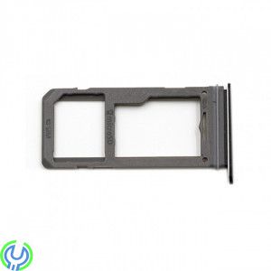 Simkortshållare till Galaxy S8 / S8 Plus -Svart, 
SAMSUNG SM-G950F GALAXY S8 / S8 SIM simkortshållare svart.
, Galaxy S8/Plus,