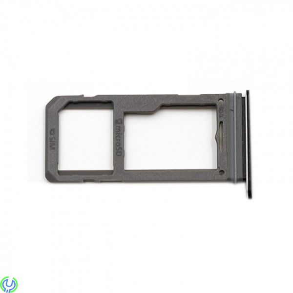 Simkortshållare till Galaxy S8 / S8 Plus -Svart, 
SAMSUNG SM-G950F GALAXY S8 / S8 SIM simkortshållare svart.
, Galaxy S8/Plus,