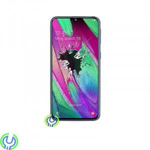 Samsung Galaxy A40, Original SKÄRMBYTE, Svart, Lyckats att krossa glaset på din Galaxy A40, SM-A405?, A40 (SM-A405F), , Samsung