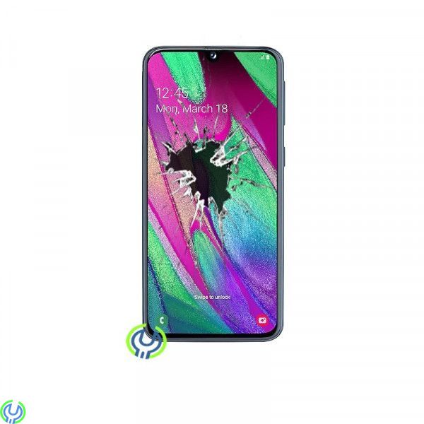 Samsung Galaxy A40, Original SKÄRMBYTE, Svart, Lyckats att krossa glaset på din Galaxy A40, SM-A405?, A40 (SM-A405F), , Samsung