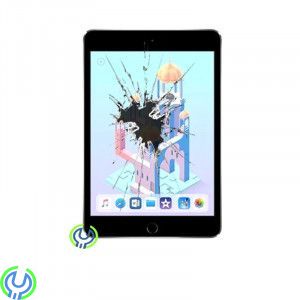 iPad Mini 5 (2019) skärmbyte, Svart, Vi byter ut skärmen på din iPad Mini 5 (A2133, A2124,A212), iPad Mini Modeller, , 