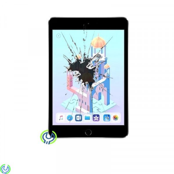 iPad Mini 5 (2019) skärmbyte, Svart, Vi byter ut skärmen på din iPad Mini 5 (A2133, A2124,A212), iPad Mini Modeller, , 