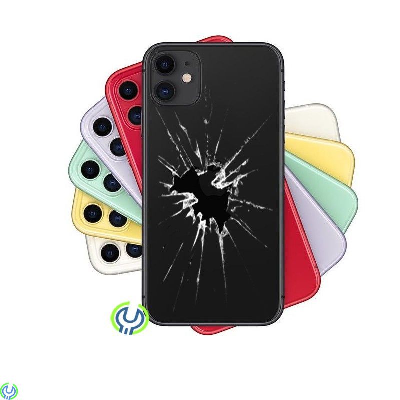 iPhone 11 Baksidebyte, GLAS UTAN RAM, Vi byter ut baksidaglas på din iPhone 11, iPhone 11, , Elgruvan