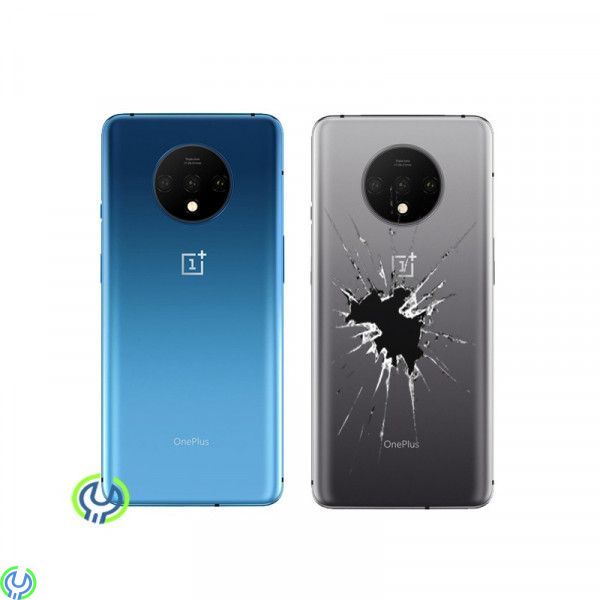 OnePlus 7T Baksida byte, Original, Observera att efter din reparation kan vi inte garantera att din OnePlus 7T  blir vattentålig