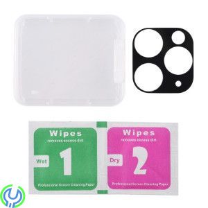 Kameraskydd iPhone 11 Pro/11 Pro Max - Härdat Glas Svart, Camera Glass Lens Protector Film for iPhone 11 Pro/11 Pro Max Black, i