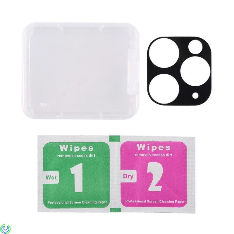 Kameraskydd iPhone 11 Pro/11 Pro Max - Härdat Glas Svart, Camera Glass Lens Protector Film for iPhone 11 Pro/11 Pro Max Black, i