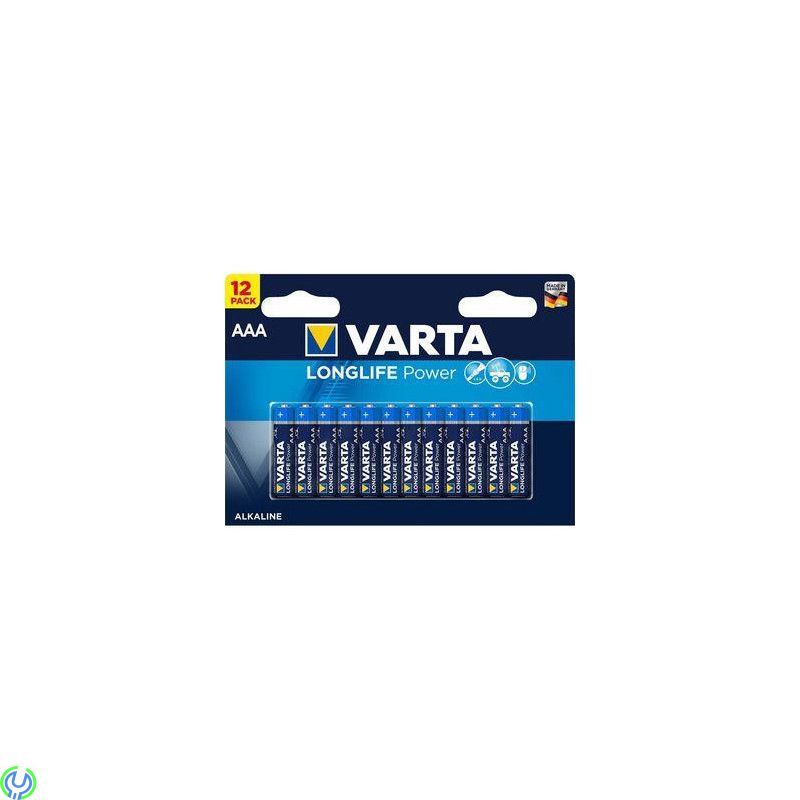 VARTA - Alkaliska Batterier AAA 1.5 V High Energy 12-Pack, VARTA - Alkaliska Batterier AAA 1.5 V High Energy 12-Pack, Batterier,