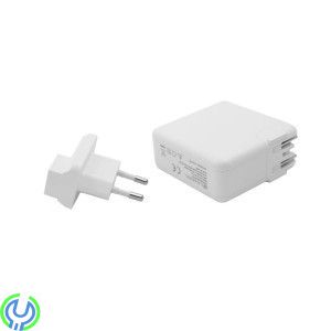 60W USB-C Macbook nätadapter, 60W USB-C bärbar nätadapter för Macbook, Huawei Matebook datorer., Mac Laddare / Tillbehör, , 