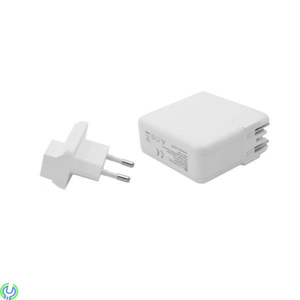60W USB-C Macbook nätadapter, 60W USB-C bärbar nätadapter för Macbook, Huawei Matebook datorer., Mac Laddare / Tillbehör, , 