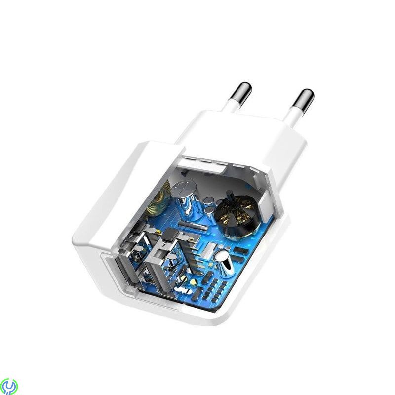 Baseus Travel Charger 2xUSB 2,1A, En slimmad och kompakt reseladdare som kan ladda flera enheter samtidigt., Kablar & Laddare, ,