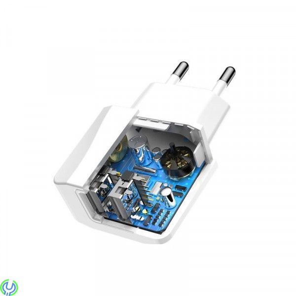 Baseus Travel Charger 2xUSB 2,1A, En slimmad och kompakt reseladdare som kan ladda flera enheter samtidigt., Kablar & Laddare, ,