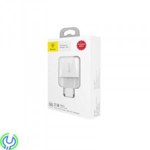 Baseus Travel Charger 2xUSB 2,1A, En slimmad och kompakt reseladdare som kan ladda flera enheter samtidigt., Kablar & Laddare, ,