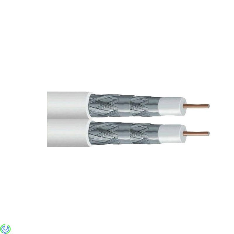 Chess Koaxial-Kabel RG 6- Twin,120 dB, CHESS KOAXKABEL RG 6-90 TWIN, Kabel & Kontakt, , Elgruvan