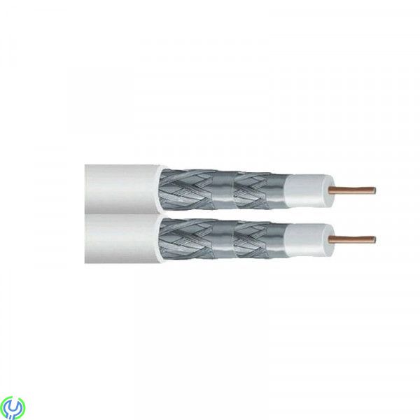 Chess Koaxial-Kabel RG 6- Twin,120 dB, CHESS KOAXKABEL RG 6-90 TWIN, Kabel & Kontakt, , Elgruvan