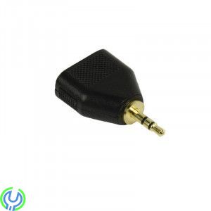 Ljudadapter 3.5mm HANE - 2x 3.5mm HONA, 3.5mm Hane - 2x 3.5mm hona adapter, bulk, 3.5mm (AUX) Ljudkabel, , Nedis