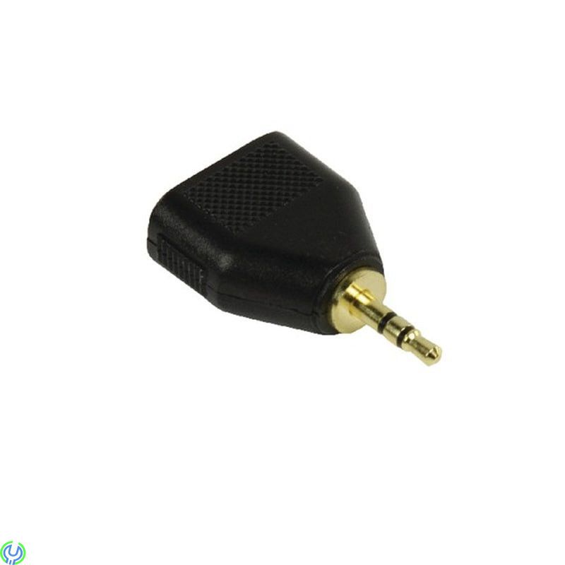 Ljudadapter 3.5mm HANE - 2x 3.5mm HONA, 3.5mm Hane - 2x 3.5mm hona adapter, bulk, 3.5mm (AUX) Ljudkabel, , Nedis
