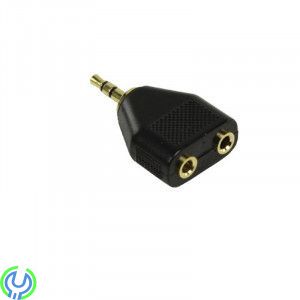 Ljudadapter 3.5mm HANE - 2x 3.5mm HONA, 3.5mm Hane - 2x 3.5mm hona adapter, bulk, 3.5mm (AUX) Ljudkabel, , Nedis