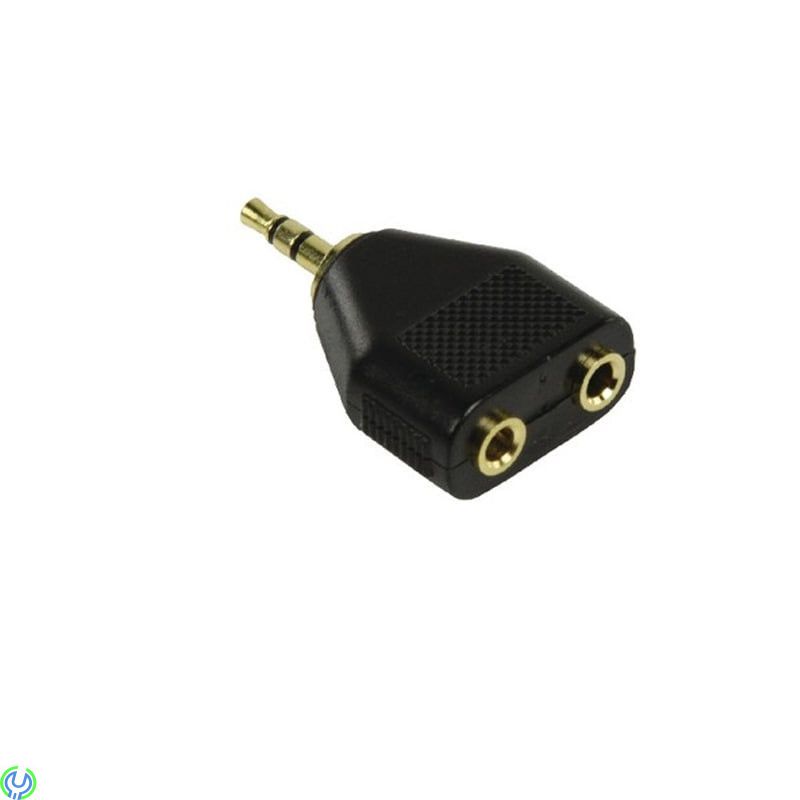 Ljudadapter 3.5mm HANE - 2x 3.5mm HONA, 3.5mm Hane - 2x 3.5mm hona adapter, bulk, 3.5mm (AUX) Ljudkabel, , Nedis