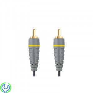 Bandridge Blue 3RCA - 3RCA 5m, Ansluter AV AMP- och andra anordningar till en projektor eller TV., Kabel & Kontakt, , Bandridge