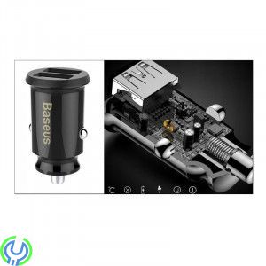 MINI SMART DUBBEL USB BILLADDARE 3.1A, BASEUS GRAIN MINI SMART DUBBEL USB BILLADDARE - 3.1A - SVART


, Kablar & Laddare, , B