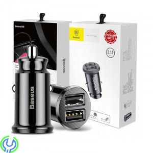 MINI SMART DUBBEL USB BILLADDARE 3.1A, BASEUS GRAIN MINI SMART DUBBEL USB BILLADDARE - 3.1A - SVART


, Kablar & Laddare, , B
