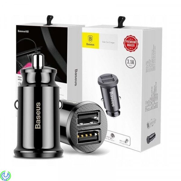 MINI SMART DUBBEL USB BILLADDARE 3.1A, BASEUS GRAIN MINI SMART DUBBEL USB BILLADDARE - 3.1A - SVART


, Kablar & Laddare, , B