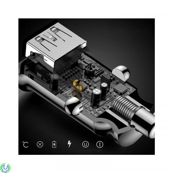 MINI SMART DUBBEL USB BILLADDARE 3.1A, BASEUS GRAIN MINI SMART DUBBEL USB BILLADDARE - 3.1A - SVART


, Kablar & Laddare, , B