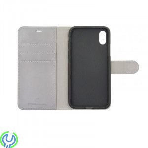 IPHONE X ÄKTA LÄDERFODRAL Grå, IPHONE X ÄKTA LÄDERFODRAL Grå, iPhone X modeller, , Elgruvan