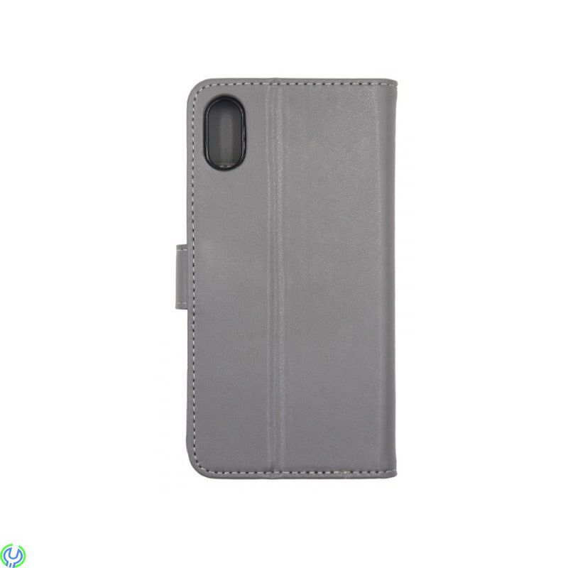IPHONE X ÄKTA LÄDERFODRAL Grå, IPHONE X ÄKTA LÄDERFODRAL Grå, iPhone X modeller, , Elgruvan