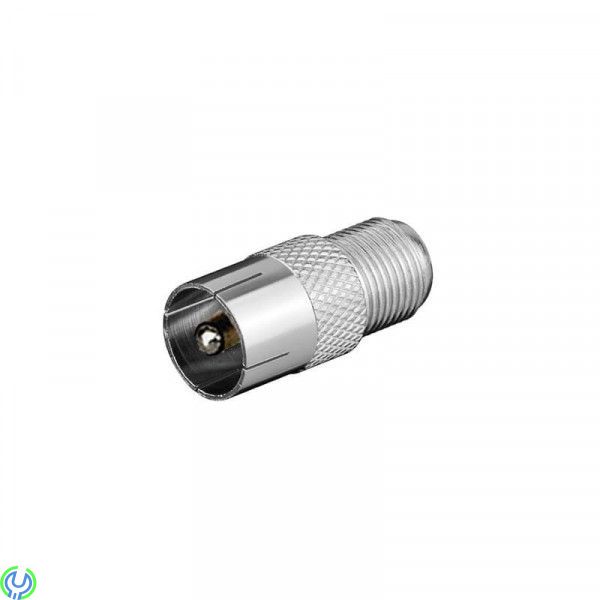 Adapter, F-kontakt hona till 9,5mm hane, Adapter, F-kontakt hona till 9,5mm hane, Antenn kontakter, , Elgruvan
