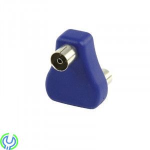 ANTENNKOPPLARE HONA - 2x HANE, Coax hona - 2x koax hane coupler med nickelpläterade anslutningar., Vägguttag, , HQ