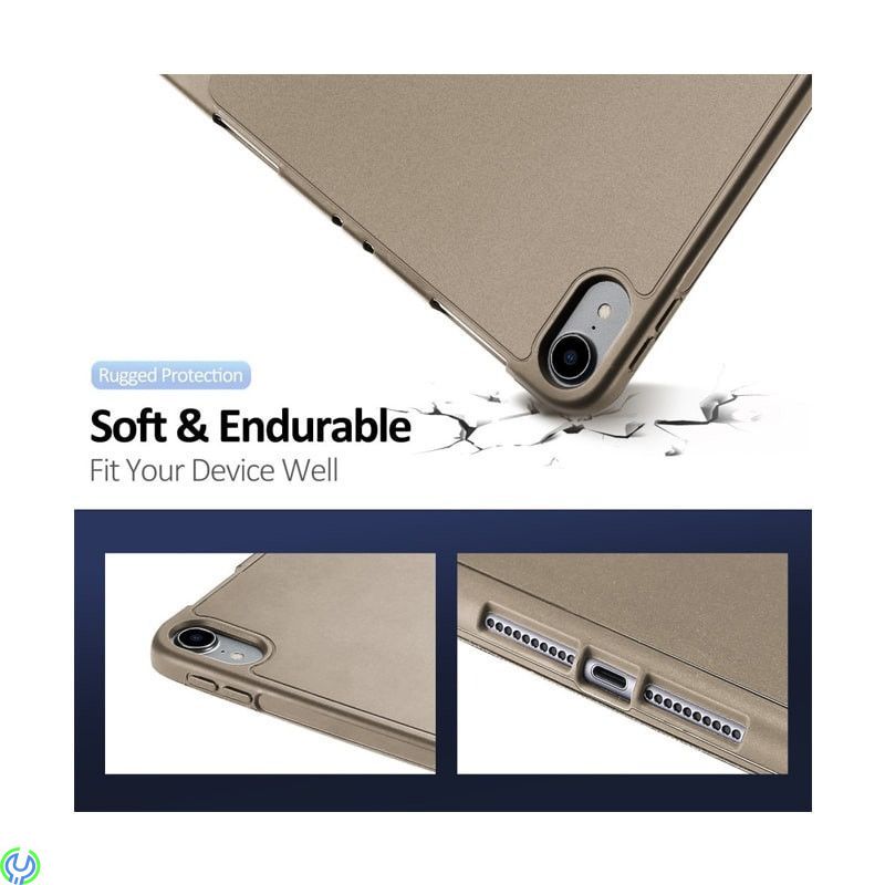 Fodral för iPad Pro 11" (2018) Dux Tri-fold - Guld, Vikbart fodral som skyddar din surfplatta., iPad fodral, , DUX DUCIS