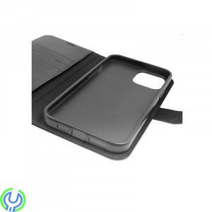 Mobilfodral äkta Läder för iPhone 12 Mini, Svart, Flip Stand Läderfodral Svart för Apple iPhone 12 Mini hög kvalitet


, iPho