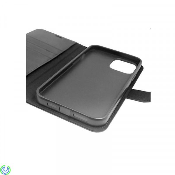 iPhone 12 Pro Max äkta Läder Mobilfodral, G-SP Flip Stand Läderfodral Svart för iPhone 12 Pro Max, iPhone 12 Pro Max, , RVELON