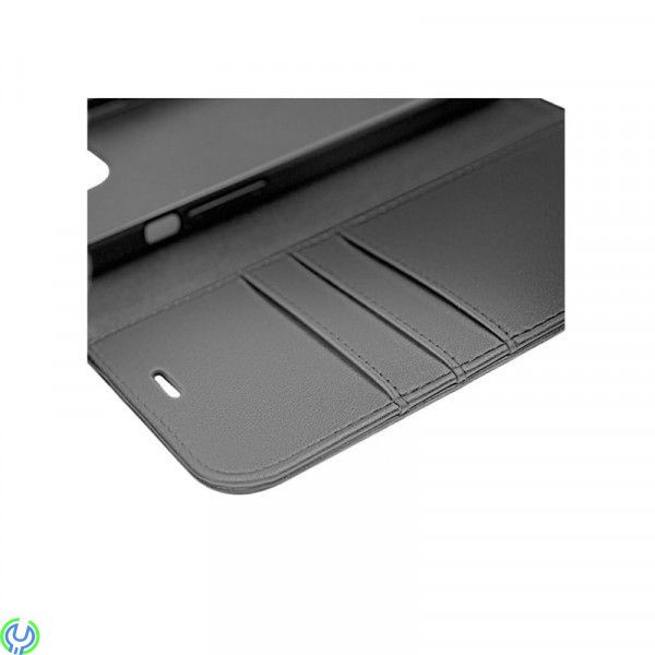 iPhone 12 Pro Max äkta Läder Mobilfodral, G-SP Flip Stand Läderfodral Svart för iPhone 12 Pro Max, iPhone 12 Pro Max, , RVELON