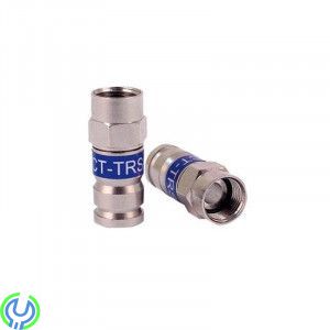 F-KONTAKT HANE COMPRESSION RG-6, 5 pack, F-KONTAKT HANE COMPRESSION RG-6 (1,0/4,6), PCT-TRS6L, F-Kontakter, , Elgruvan