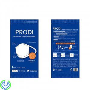 Antibakteriell Mun & Andningsskydd, Medium, Vit, Antibakteriell Mun & Andningsskydd Återanvändbar PRODI, Vit, Hygien/Skyddsvisir