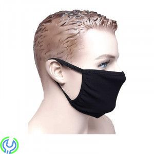 Antibakteriell Mun & Andningsskydd, Large, Svart, Antibakteriell Mun & Andningsskydd Återanvändbar PRODI, storlek L, Hygien/Skyd