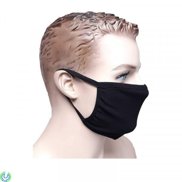 Antibakteriell Mun & Andningsskydd, Large, Svart, Antibakteriell Mun & Andningsskydd Återanvändbar PRODI, storlek L, Hygien/Skyd