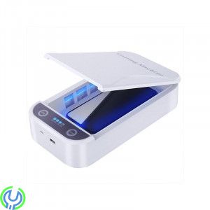 UV- sterilisering Desinfektion Box för Smartphone, UV Light Desinfektion Sterilisering Cleaner Box för Smartphone, Hygien/Skydds