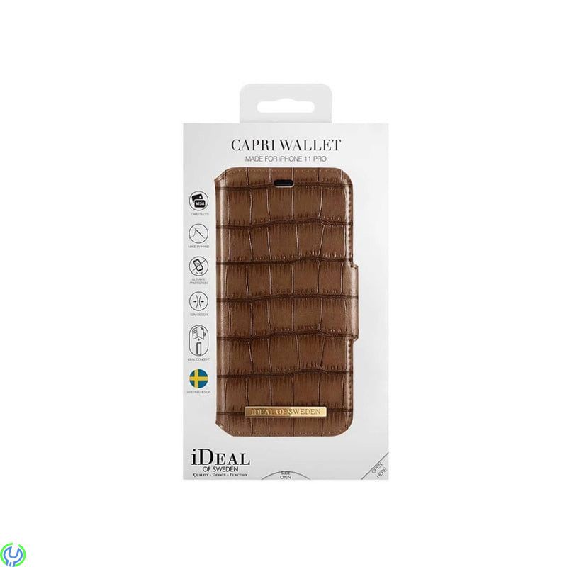 IDeal Capri Wallet Fodral iPhone 11 Pro - Brun, iDeal Capri Wallet Fodral till iPhone 11 Pro - Brun, iPhone 11 modeller, , iDeal
