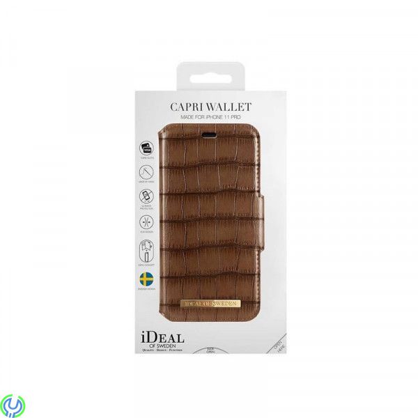 IDeal Capri Wallet Fodral iPhone 11 Pro - Brun, iDeal Capri Wallet Fodral till iPhone 11 Pro - Brun, iPhone 11 modeller, , iDeal