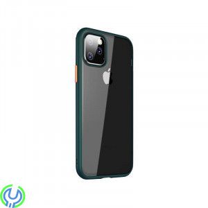 iPhone 11 Transparent Breaking Proof skal, TPU Edge Transparent Breaking Proof Csae för iPhone 11 Grön, iPhone 11 modeller, , El