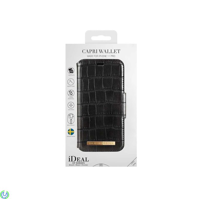IDeal Capri Wallet iPhone 11 Pro Max - Svart, IDeal Capri Wallet Fodral för iPhone 11 Pro Max - Svart, iPhone 11 modeller, , iDe